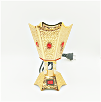 Gold Electric Resin Burner