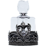 <center>4 ml. Silver Heart | Glass Dab Bottle</center>