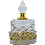 <center>4 ml. White Queen's Crown | Glass Dab Bottle</center>