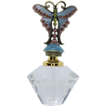 <center>4 ml. Blue Luna Moth Butterfly | Glass Dab Bottle</center>