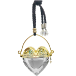 <center> GoldHeart Car Freshener Pendant </center>