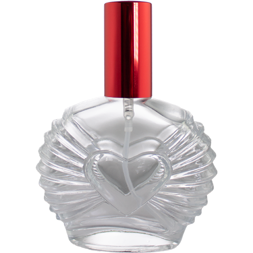 <center>Round Heart | Red Cap| Spray Bottle</center>