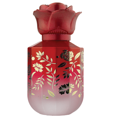 <center>1.7oz. Red Gold Flower Spray Bottle</center>