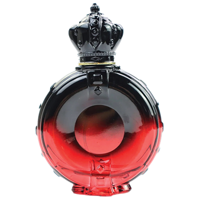 <center>1.7 oz. Ombre Red Black Royal Spray Bottle </center>